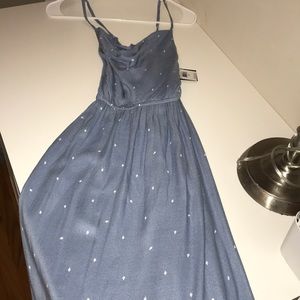 Volcom blue and white dress